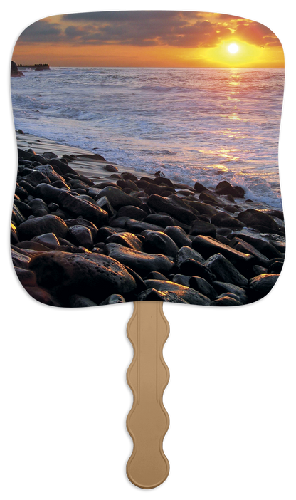 Skinner  Kennedy Sunset Shore  Pictorial Fan-2623