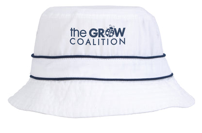 Cotton Bucket Hat with Trim-26275