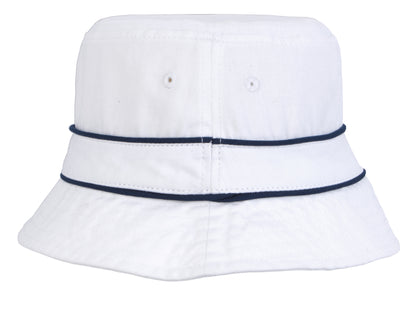 Cotton Bucket Hat with Trim-26275