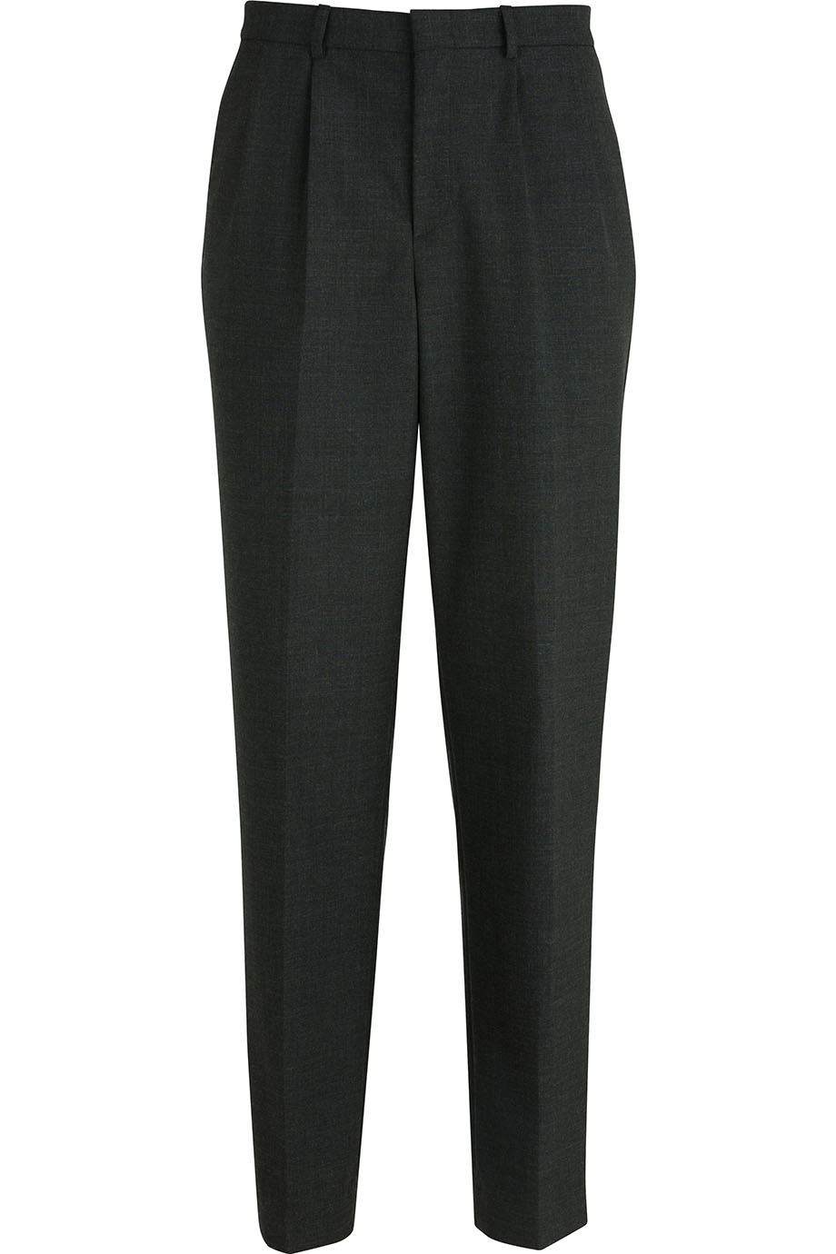 Mens Easy Fit Polywool Pleated Pant - 2631