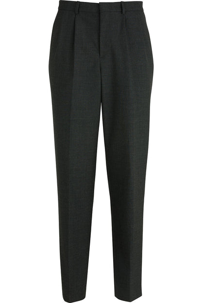Mens Easy Fit Polywool Pleated Pant - 2631