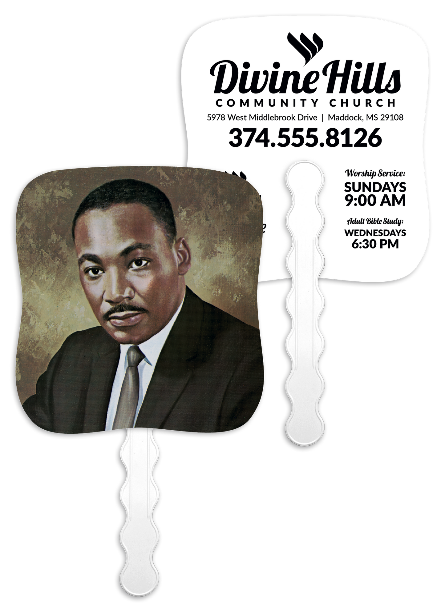 Skinner  Kennedy Dr Martin Luther King Jr  Pictorial Fan-2638