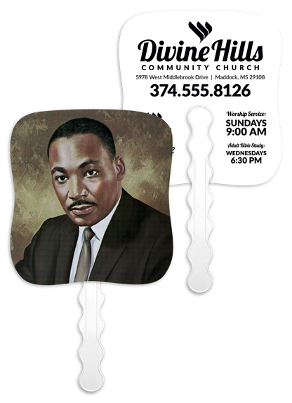 Skinner  Kennedy Dr Martin Luther King Jr  Pictorial Fan-2638