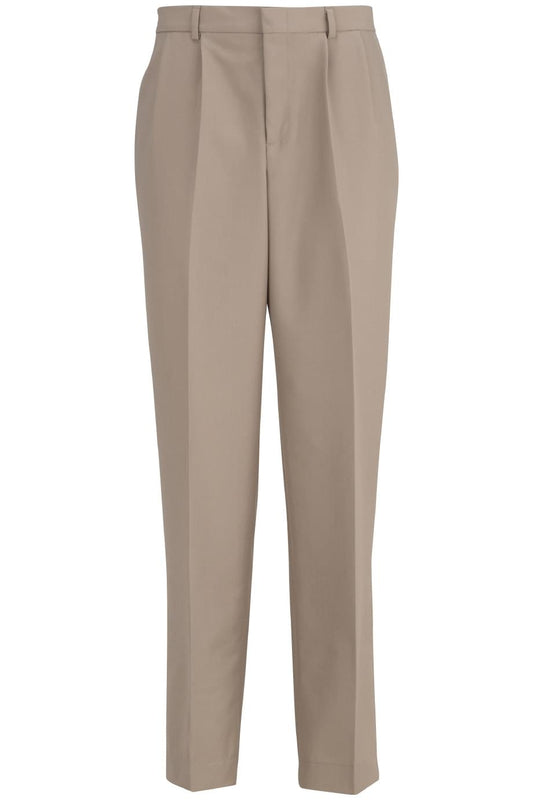 Mens Pleated Front Poly/Wool Pant - 2640