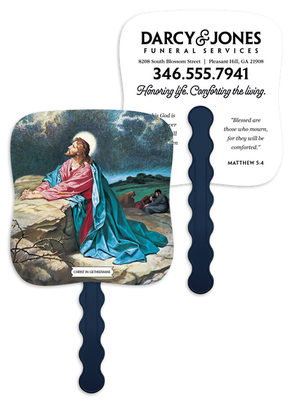 Skinner  Kennedy Christ In Gethsemane  Pictorial Fan-2644