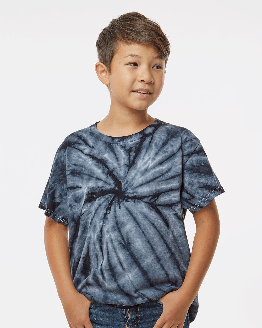 Dyenomite Youth Cyclone Pinwheel Tie-Dyed T-Shirt - 20BCY