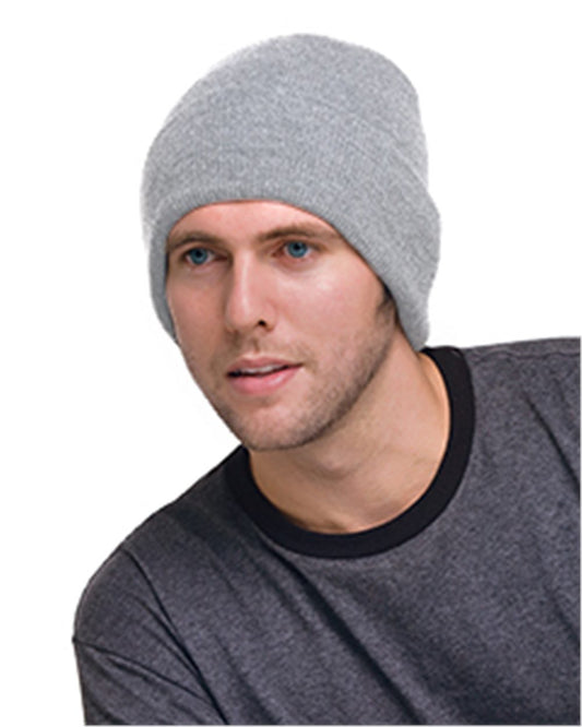 Bayside USA-Made 12'' Knit Cuffed Beanie - 3825