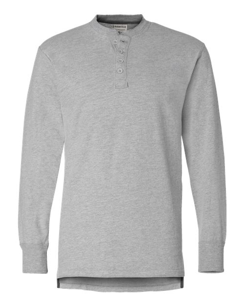 Men's Vintage Brushed Jersey Henley