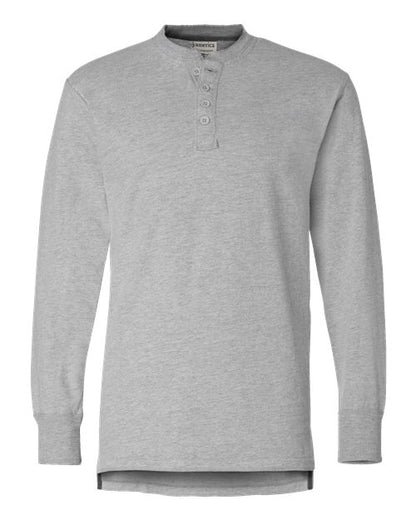 Men's Vintage Brushed Jersey Henley