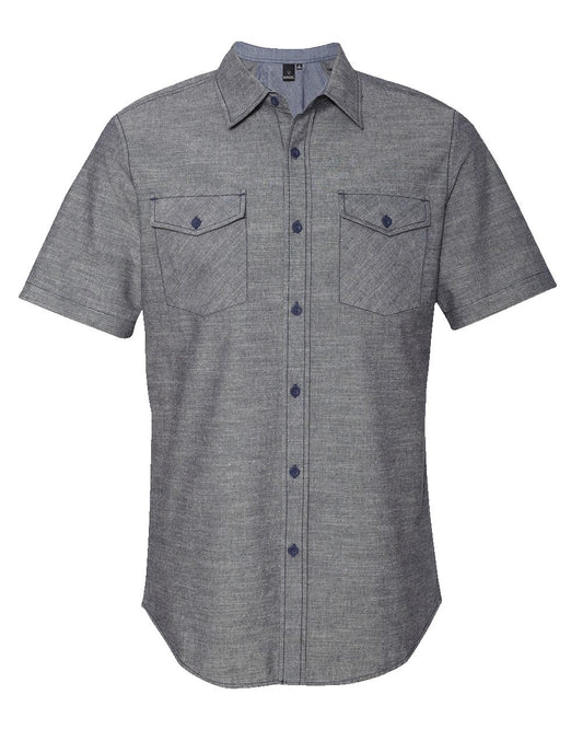 Burnside Chambray Short Sleeve Shirt - 9255