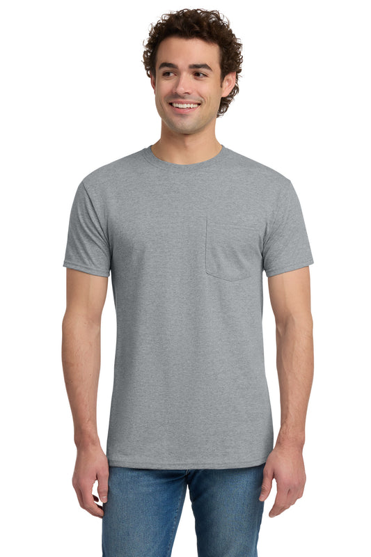 Jerzees® -  Dri-Power® 50/50 Cotton/Poly Pocket T-Shirt