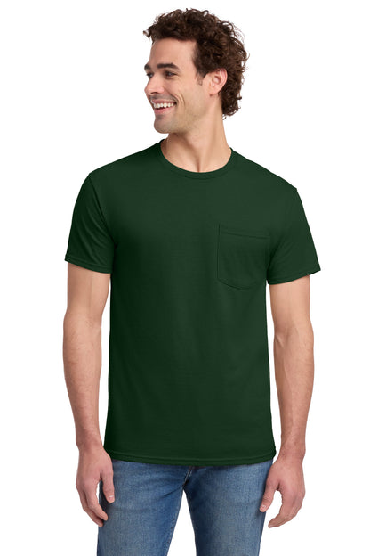 Jerzees® -  Dri-Power® 50/50 Cotton/Poly Pocket T-Shirt