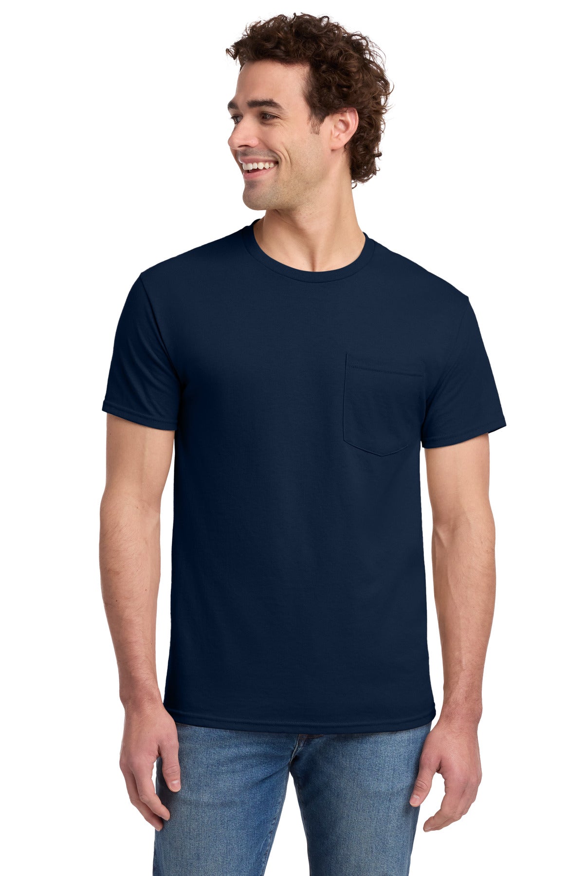 Jerzees® -  Dri-Power® 50/50 Cotton/Poly Pocket T-Shirt
