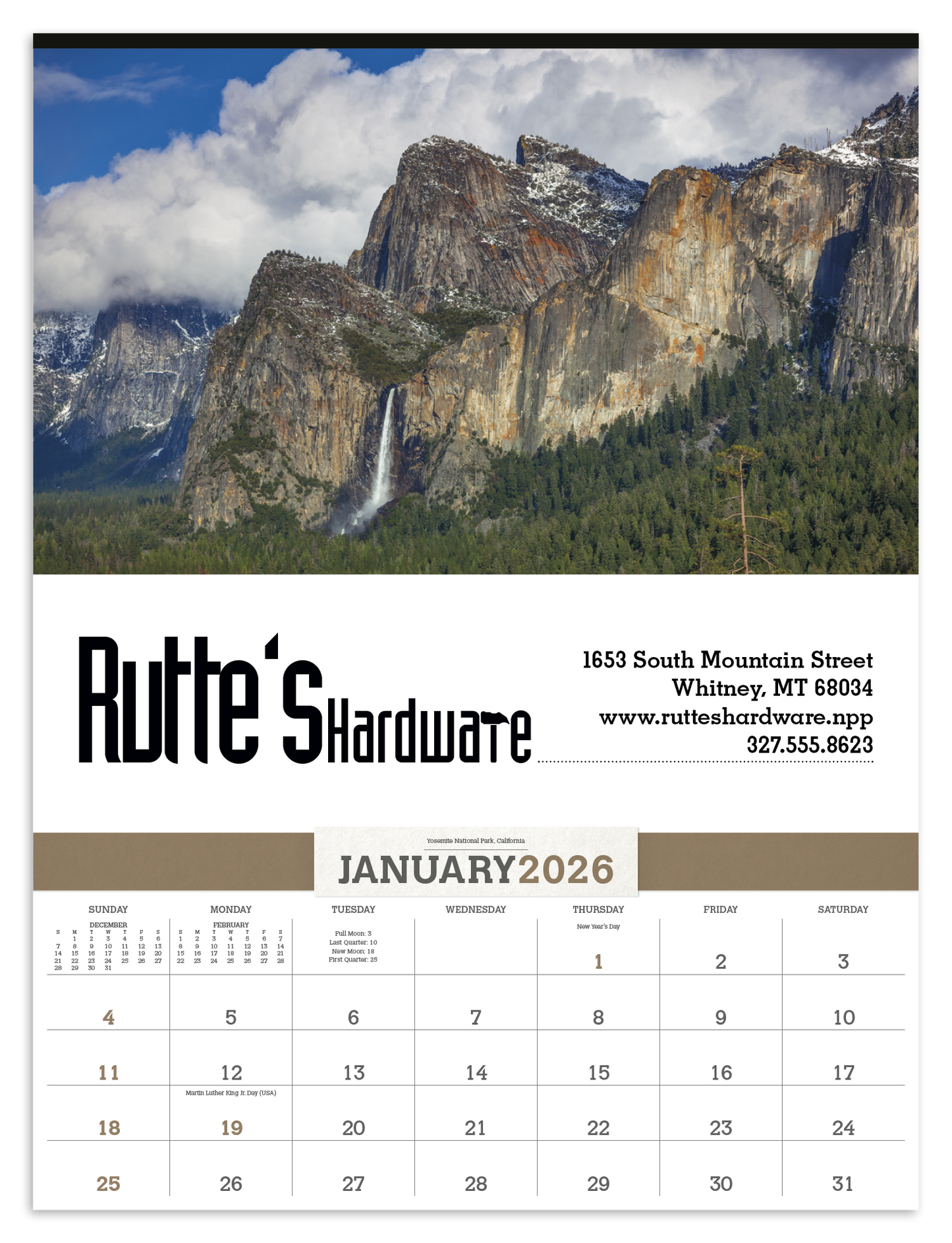 Triumph Calendars American Splendor with Date Blocks Calendar-3108
