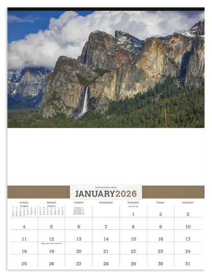 Triumph Calendars American Splendor with Date Blocks Calendar-3108