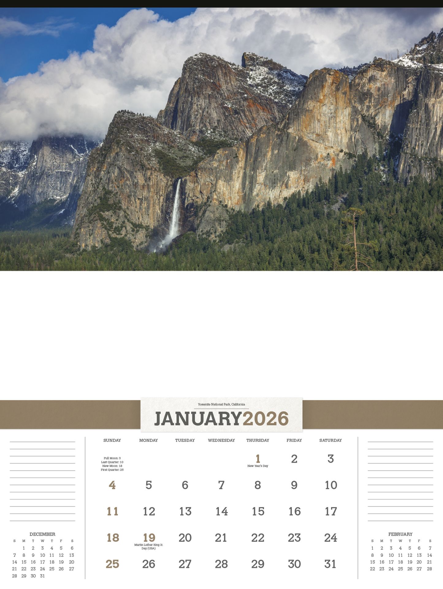 Triumph Calendars American Splendor without Date Blocks Calendar-3109
