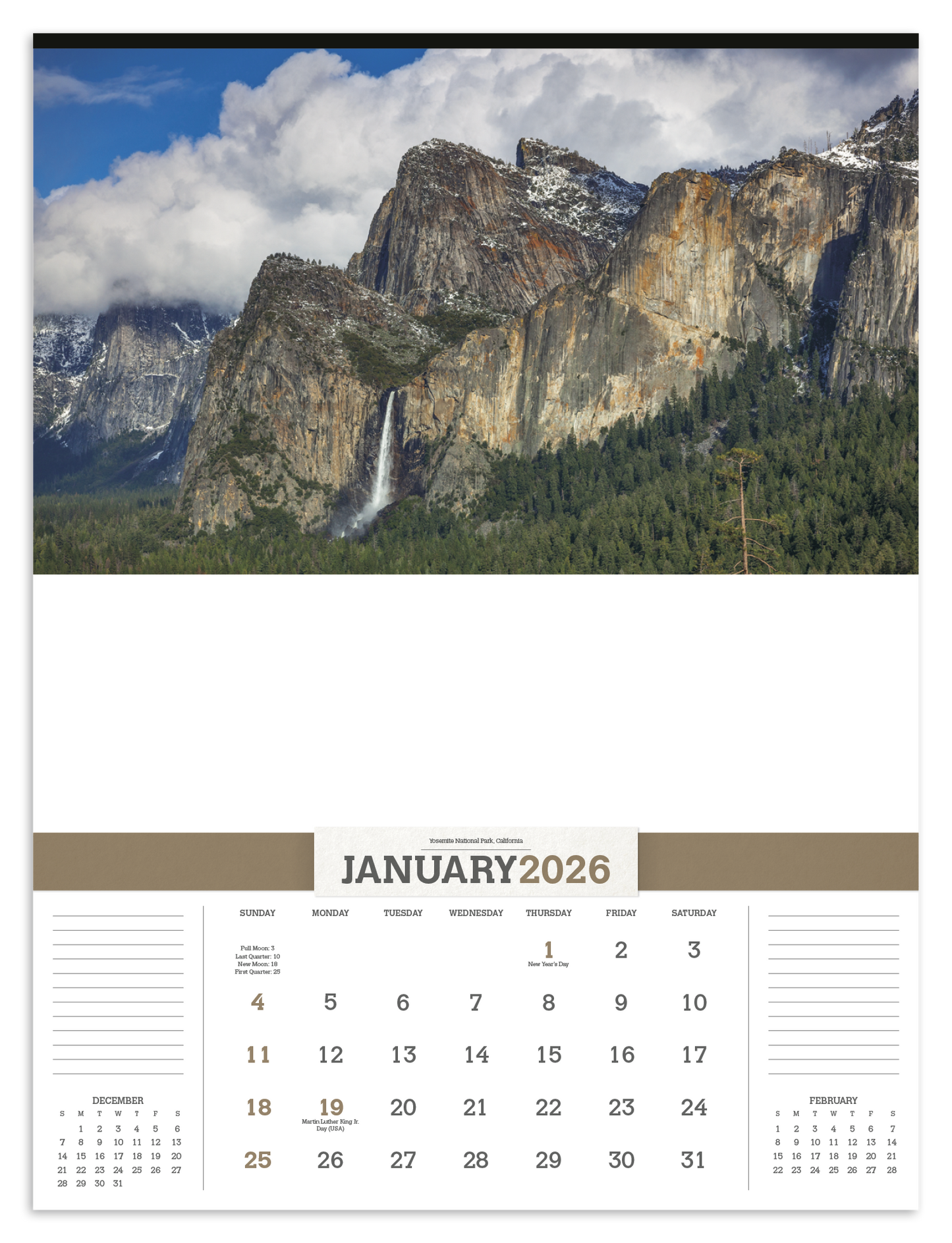 Triumph Calendars American Splendor without Date Blocks Calendar-3109