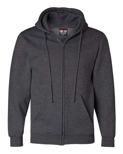 Unisex USA-Made Full-Zip Hooded Sweatshirt