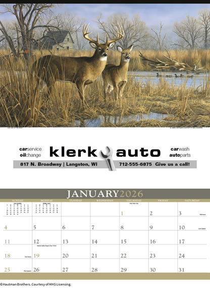 Triumph Calendars Wildlife Art by the Hautman Brothers Calendar-3111