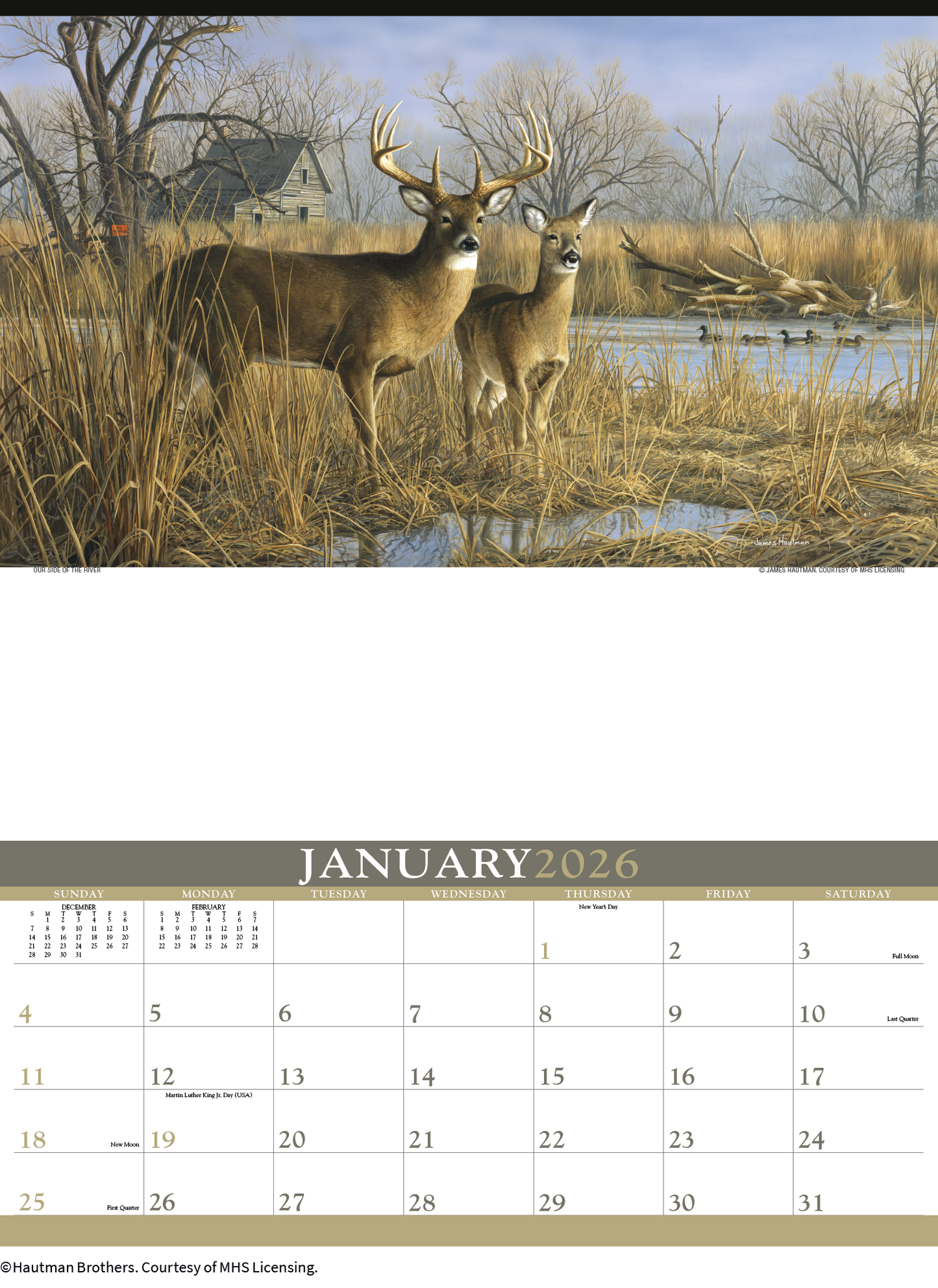 Triumph Calendars Wildlife Art by the Hautman Brothers Calendar-3111