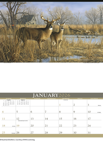 Triumph Calendars Wildlife Art by the Hautman Brothers Calendar-3111