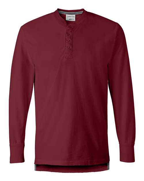 Men's Vintage Brushed Jersey Henley