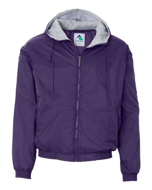 Unisex Fleece Lined Hooded Jacket