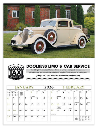 Triumph Calendars Antique Cars Calendar-3200