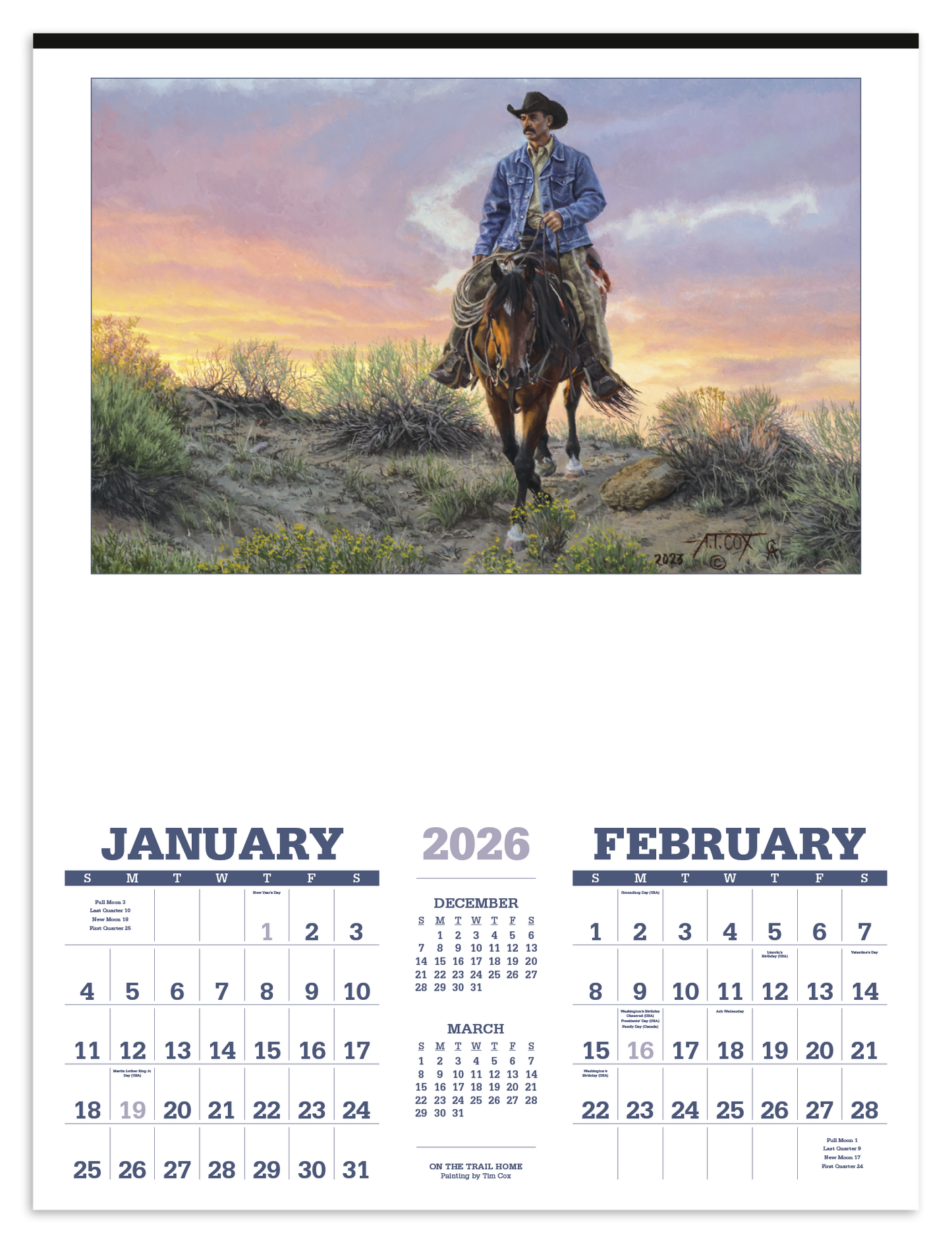 Triumph Calendars American West by Tim Cox Calendar-3204