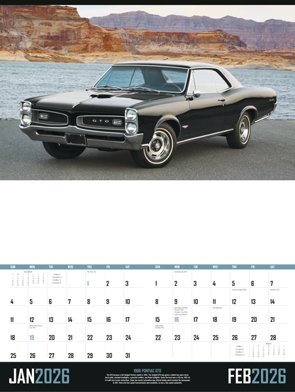 Triumph Calendars Muscle Cars Calendar-3205