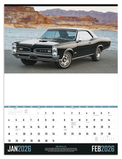 Triumph Calendars Muscle Cars Calendar-3205