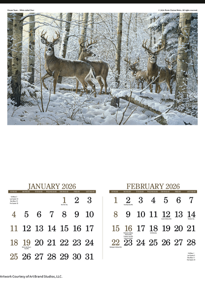 Triumph Calendars Wildlife Art Calendar-3208