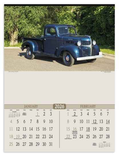 Triumph Calendars Antique Trucks Calendar-3214