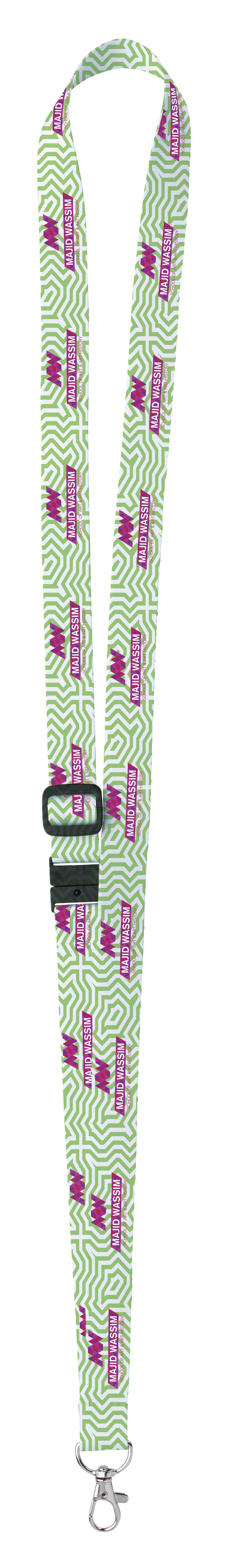 Universal Source 34 Adjustable Polyester 4 Color Lanyard-32360