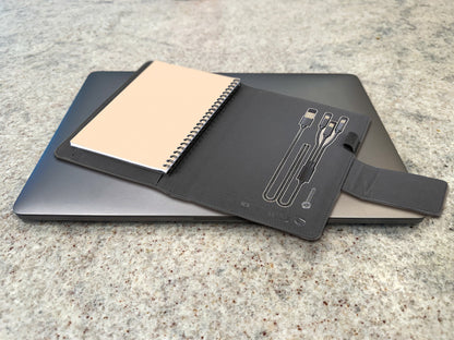 SCX Innovative Design Notebook A5 with Power Bank 4000 mAh-32472