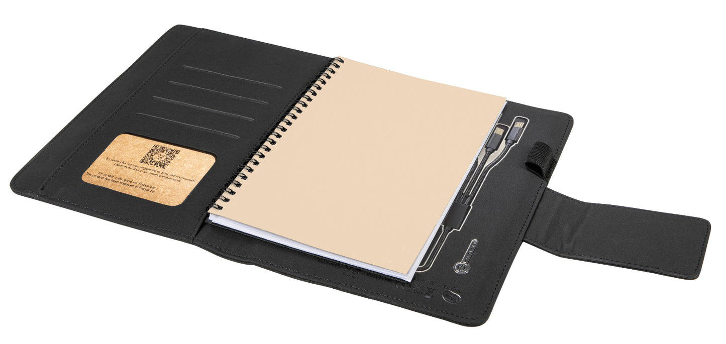 SCX Innovative Design Notebook A5 with Power Bank 4000 mAh-32472