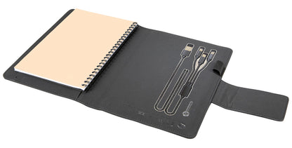SCX Innovative Design Notebook A5 with Power Bank 4000 mAh-32472