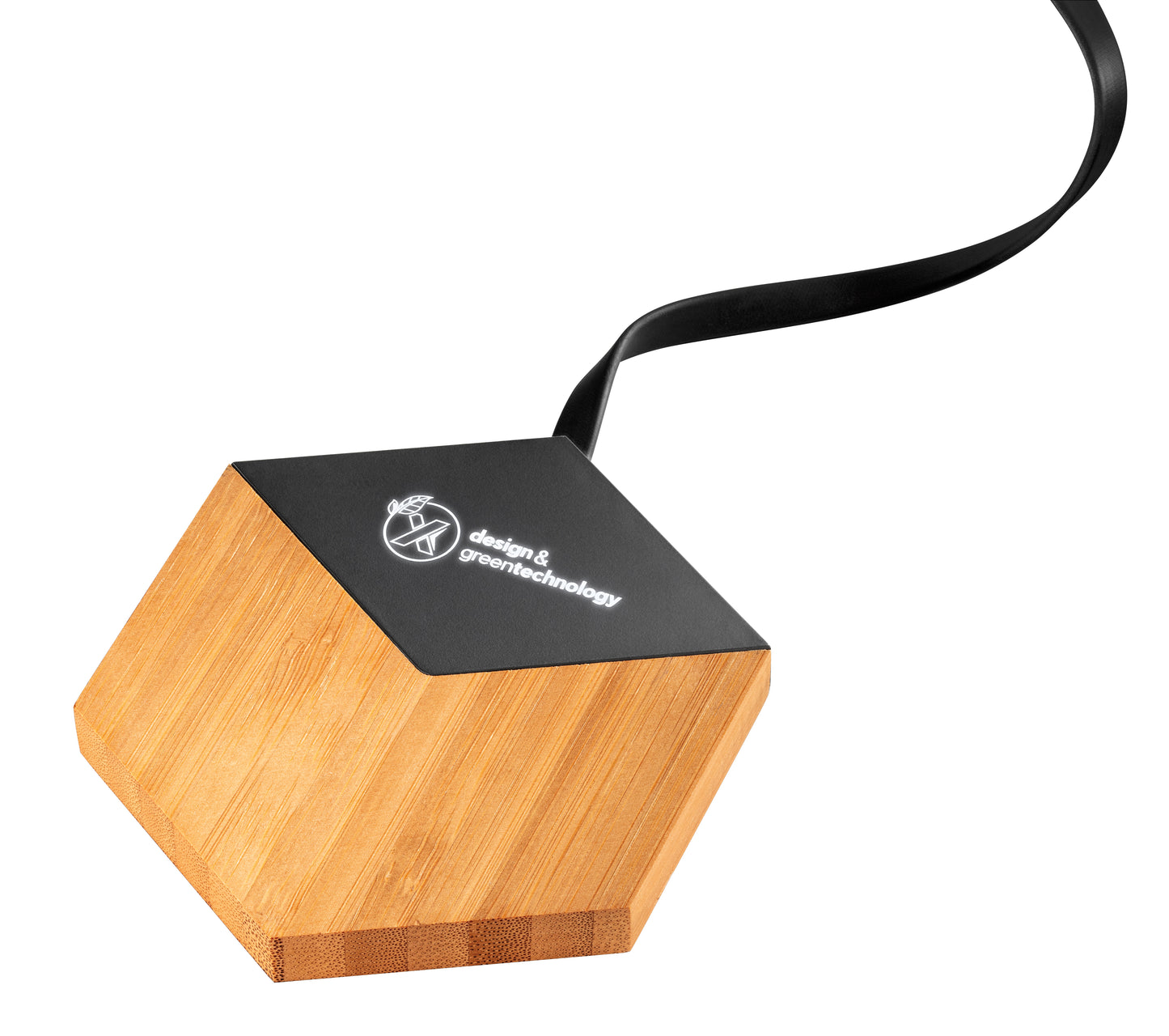 SCX Innovative Design Bamboo 10W Hexa Wireless Charger-32493
