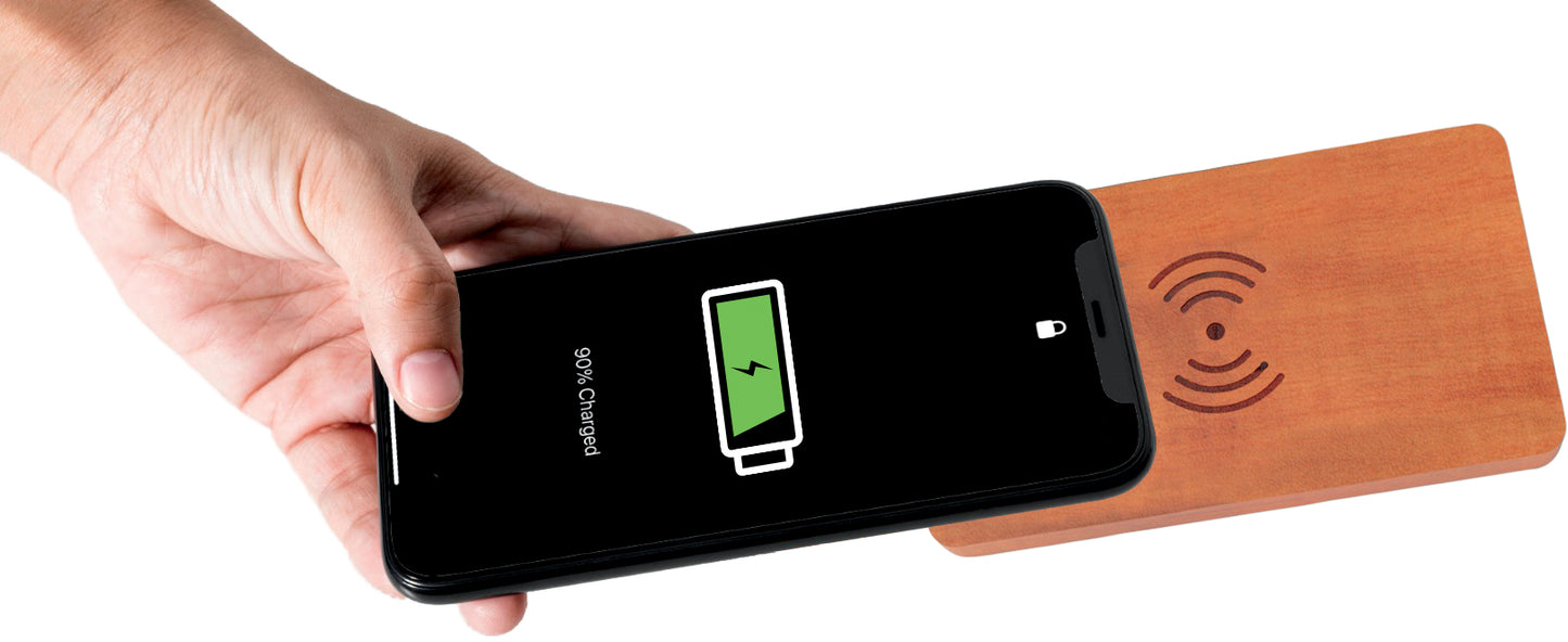SCX Innovative Design Maple Wood Wireless Power Bank 5000 mAh-32494