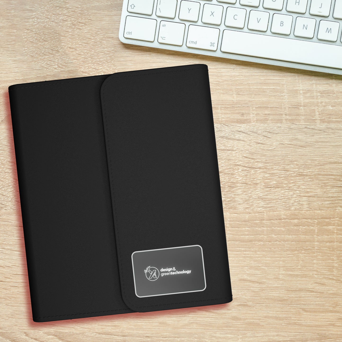 SCX Innovative Design Wireless Charging Notebook A5 with Power Bank 4000 mAh-32507