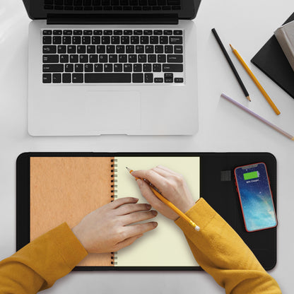 SCX Innovative Design Wireless Charging Notebook A5 with Power Bank 4000 mAh-32507