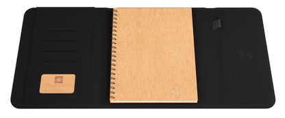 SCX Innovative Design Wireless Charging Notebook A5 with Power Bank 4000 mAh-32507