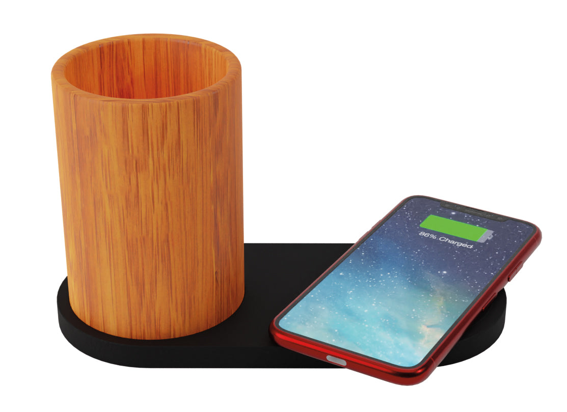 SCX Innovative Design Desk Organizer with 10W Charging Base-32510