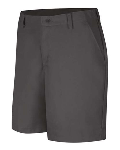 Women's Plain Front 8" Shorts