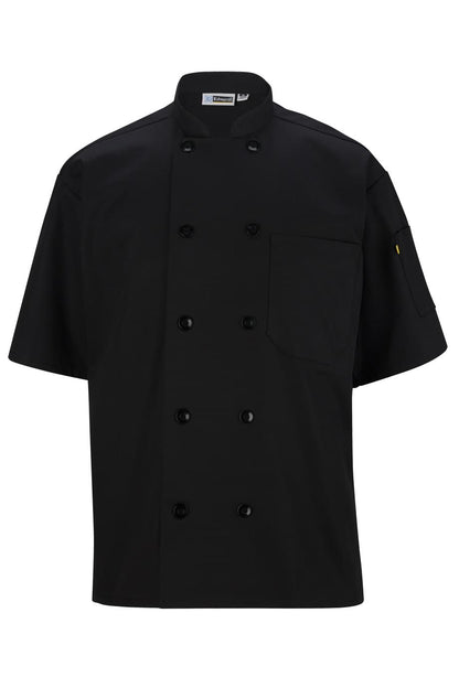 10 Button Short Sleeve Chef Coat - 3306