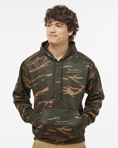 J. America Polyester Tailgate Hooded Sweatshirt - 8615