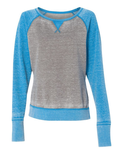 J. America Women’s Zen Fleece Raglan Sweatshirt - 8927