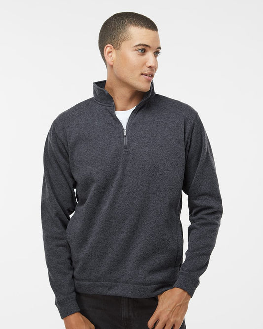 J. America Cosmic Fleece Quarter-Zip Sweatshirt - 8614
