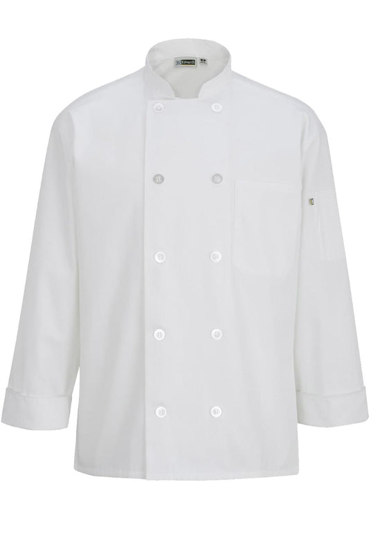 10 Button Chef Coat With Mesh - 3363
