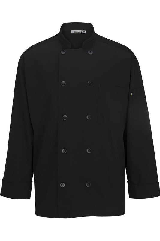 10 Button Chef Coat With Mesh - 3363